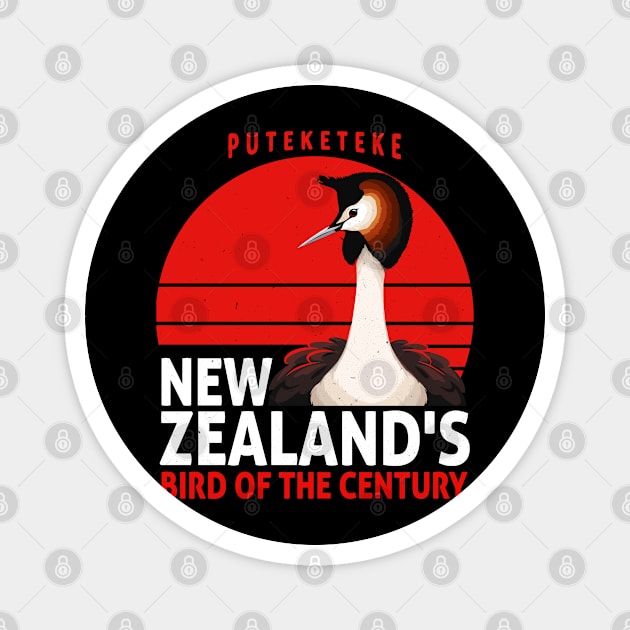 Puteketeke New Zealand's Bird of the Century Magnet by badCasperTess